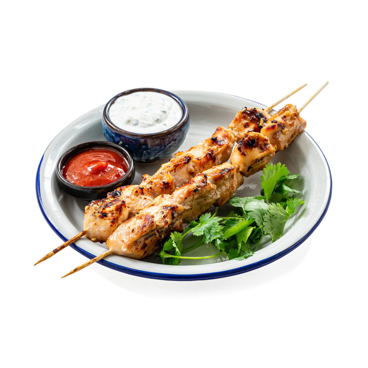 Шашлык из курицы в пивном маринаде