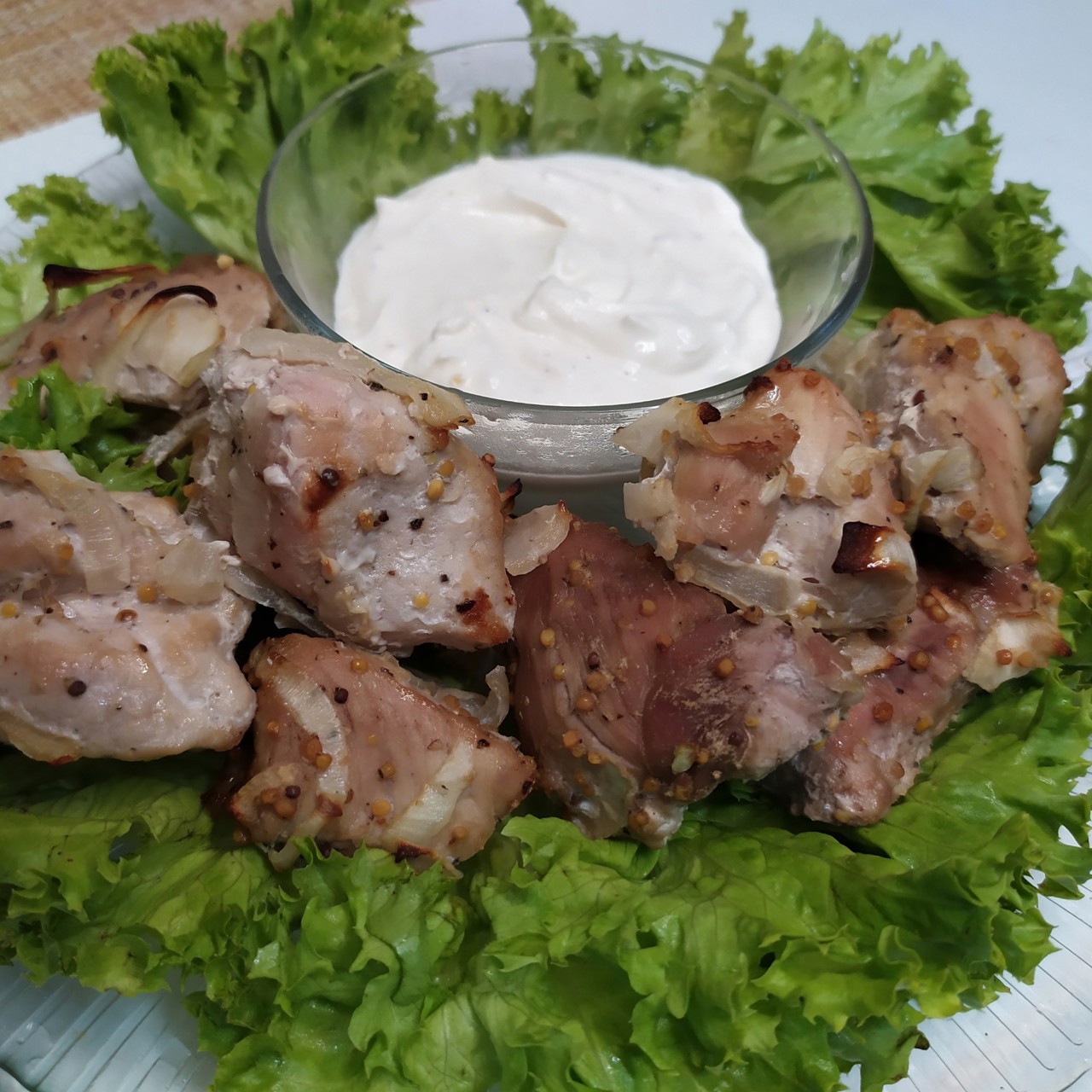 Шашлык в духовке из свинины