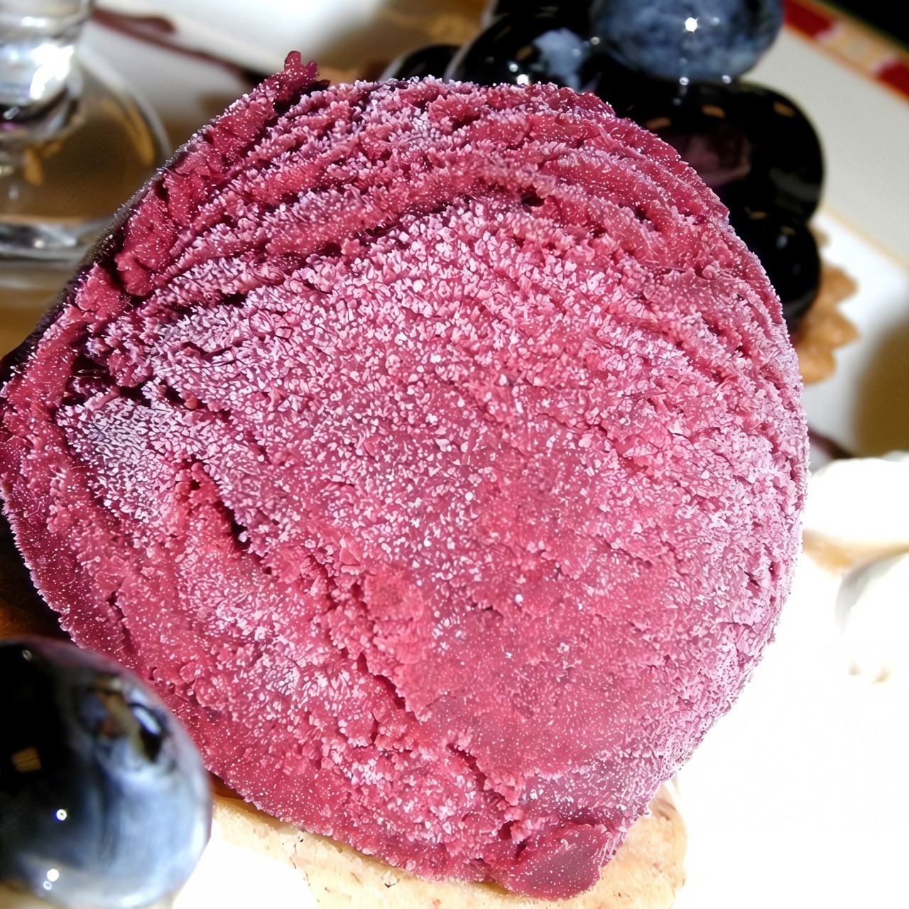 Шербет из черники с кагором