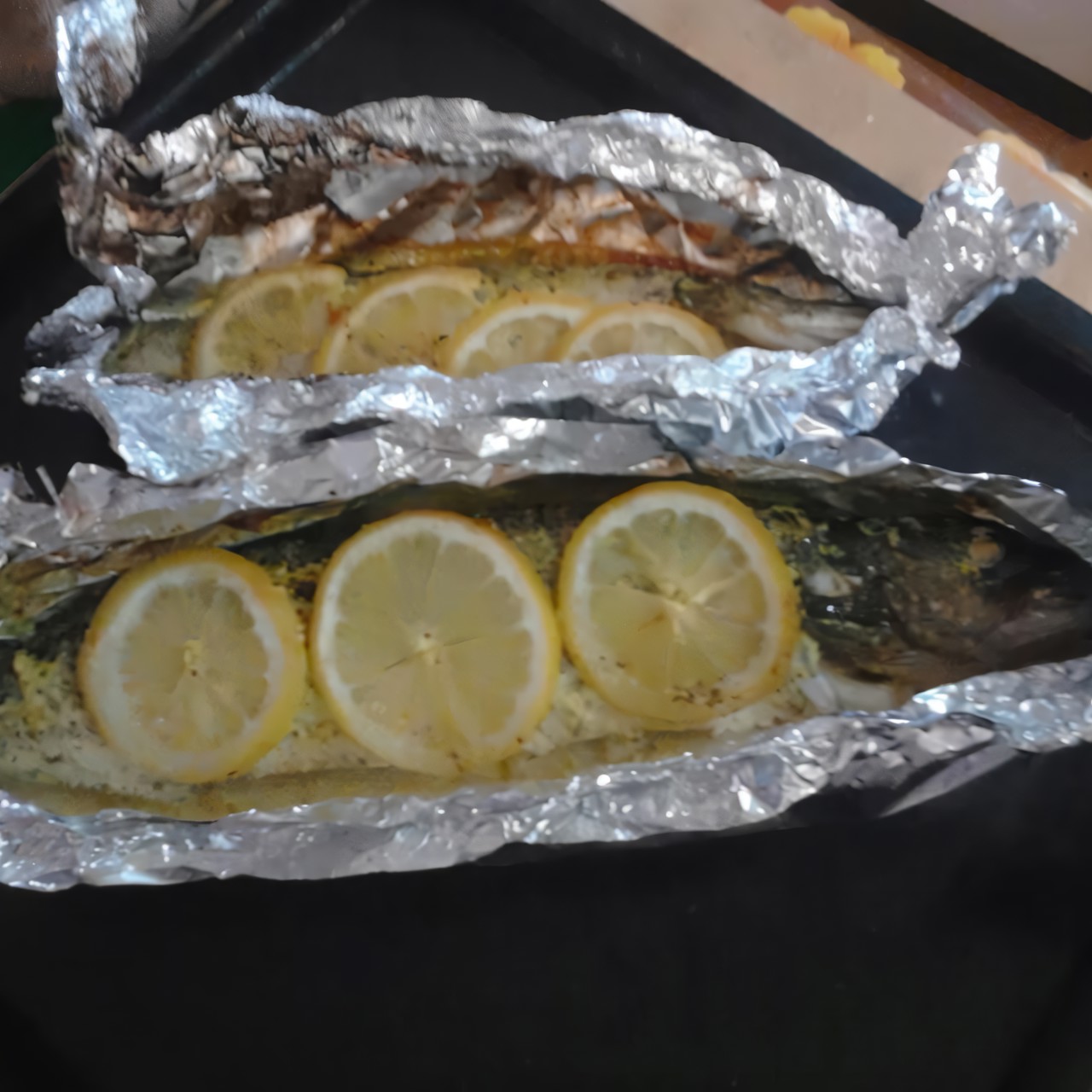 Щука, запеченная в фольге