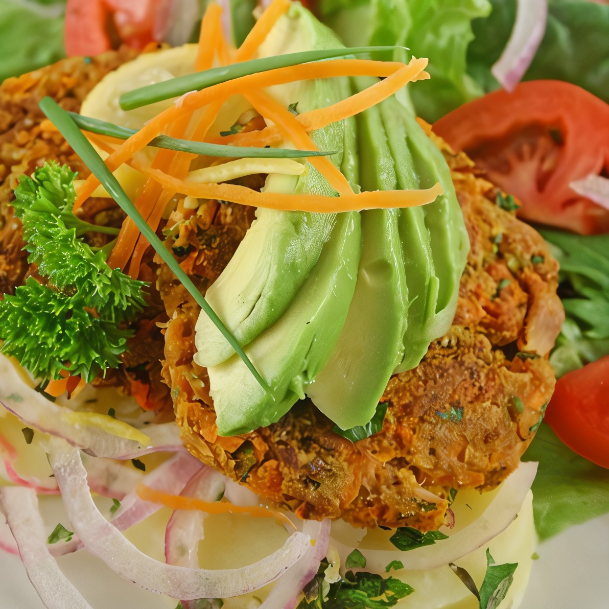 Шницель из печеного перца