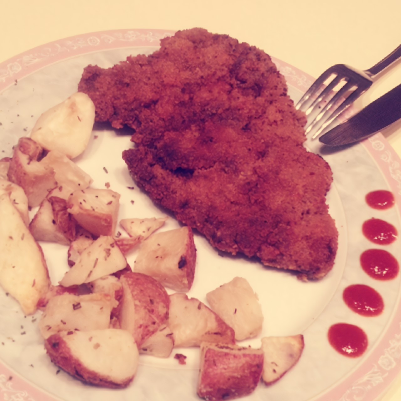 Шницель по-венски из говядины