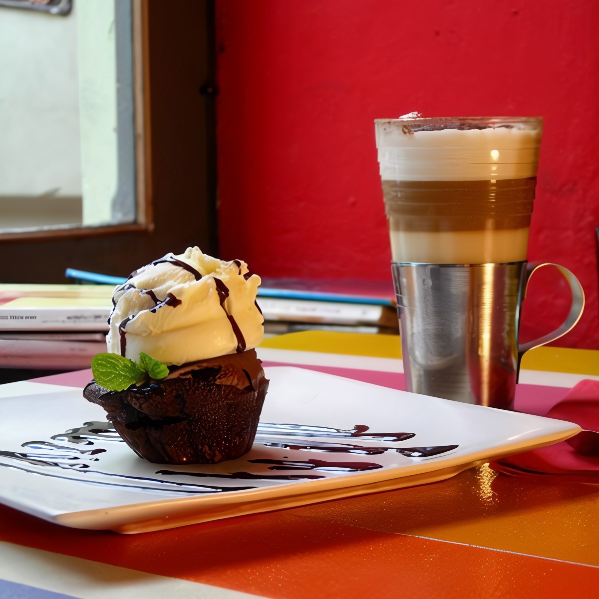 Шоколадные капкейки без муки