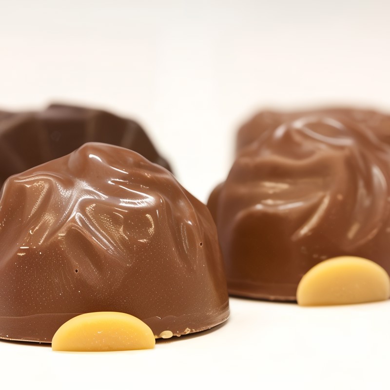 Шоколадные конфеты с начинкой из арахисового крема