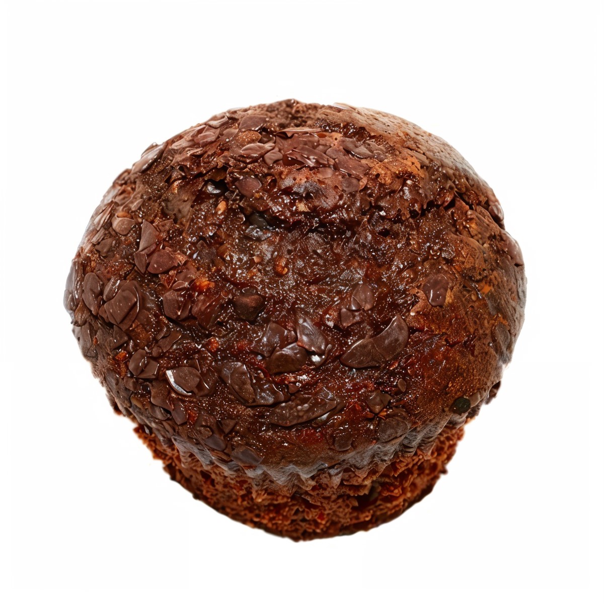 Шоколадные маффины с шерри в лимонной глазури