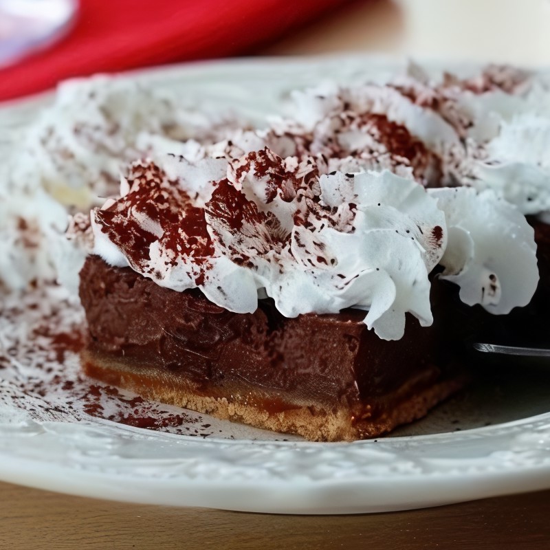 Шоколадный чизкейк с шоколадной крошкой