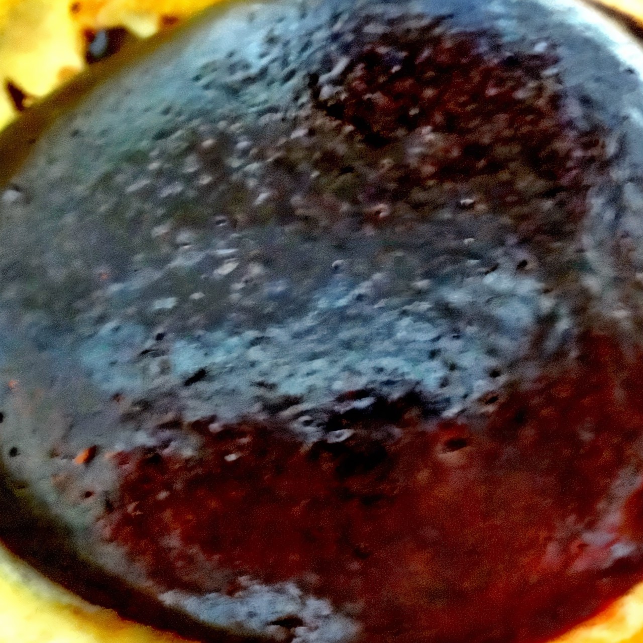 Шоколадный фондан с миндалем в апельсинах