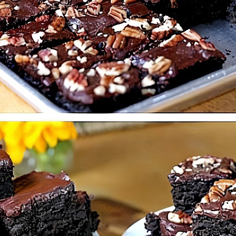 Шоколадный пирог «Брауни» из цукини