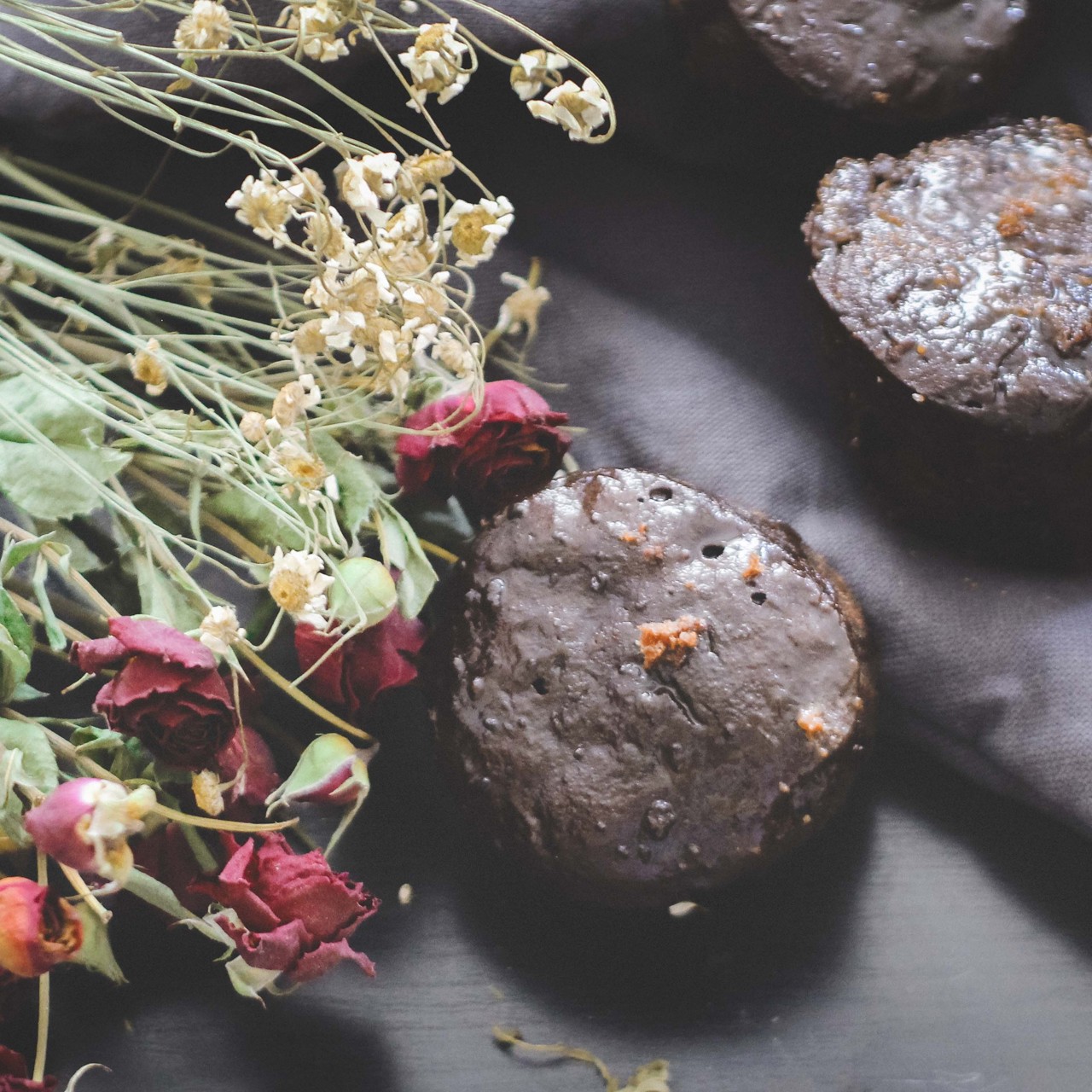 Шоколадно-банановые маффины