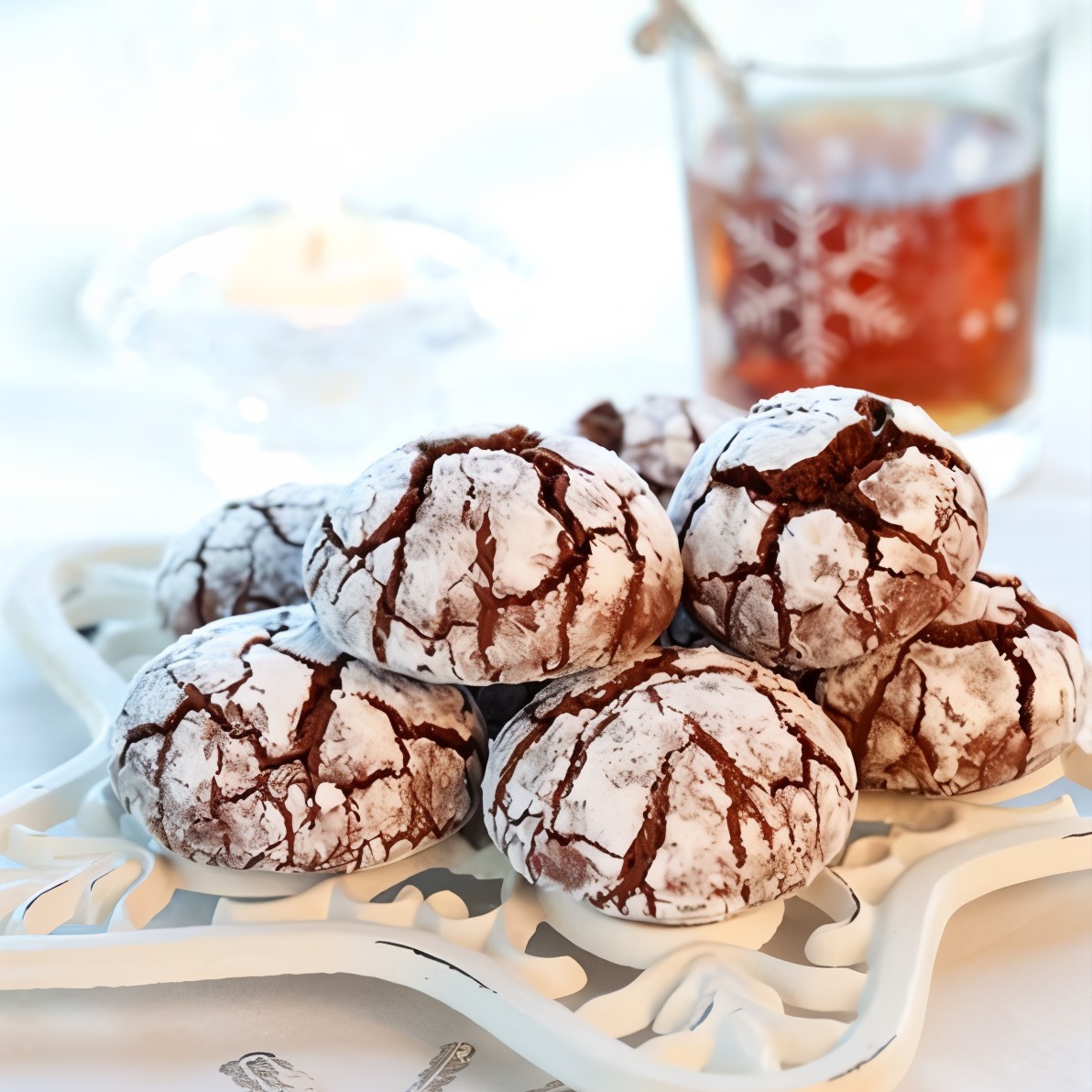 Шоколадно-имбирное печенье