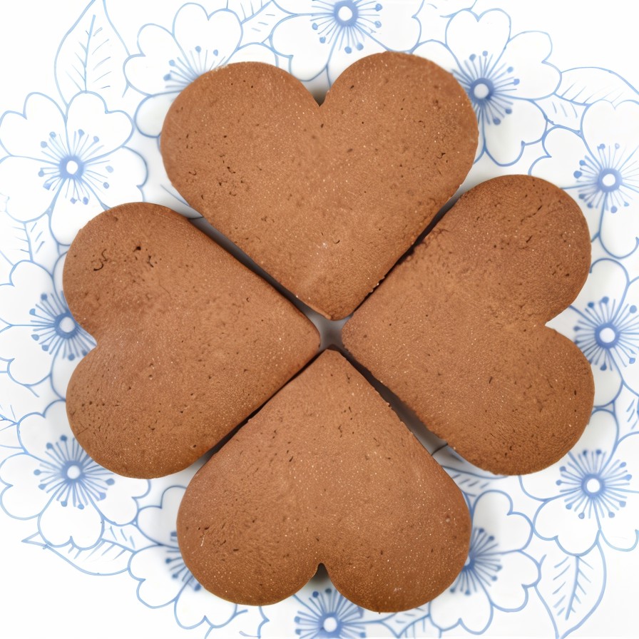 Шоколадно-марципановые сердца к 14 февраля