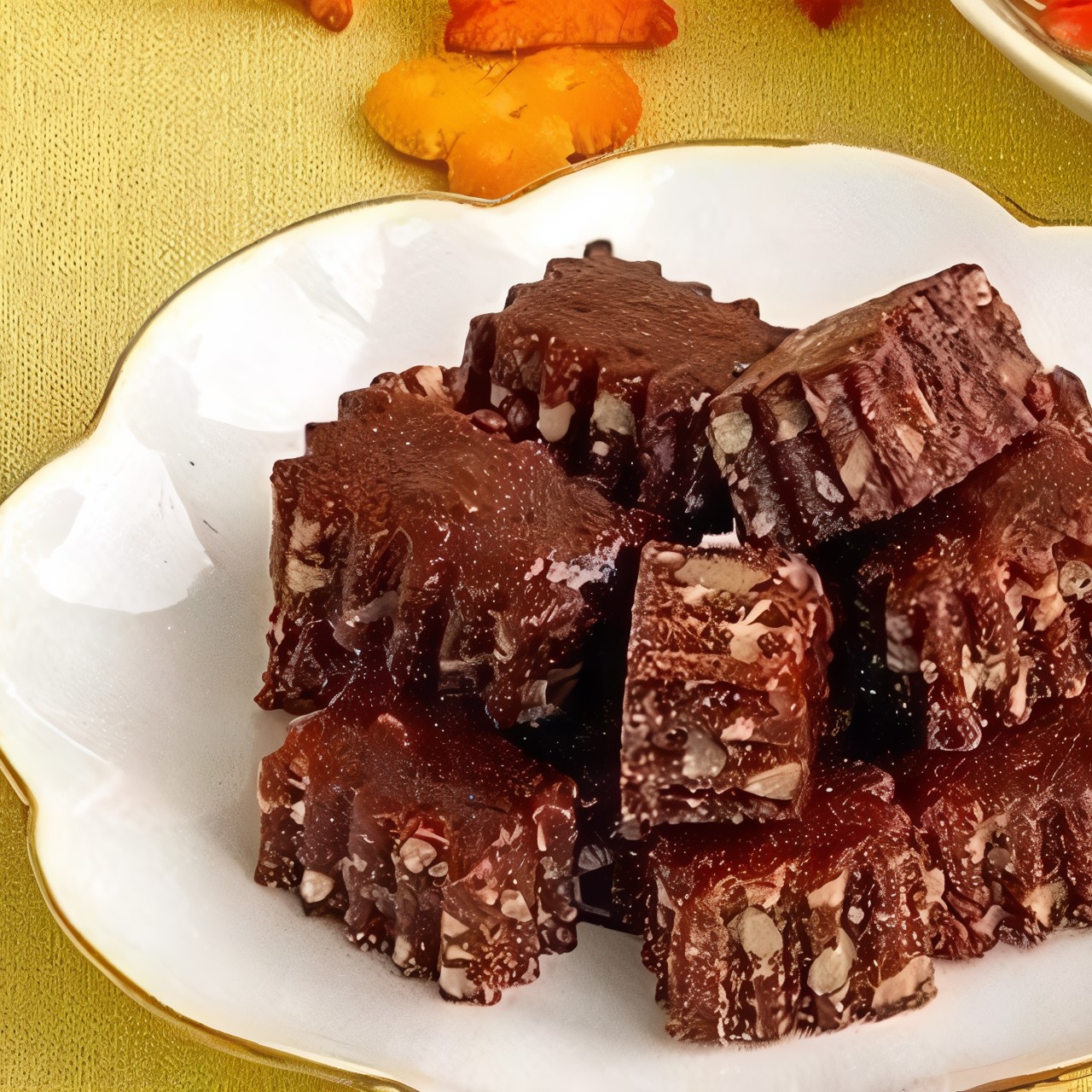 Шоколадно-ореховые тянучки