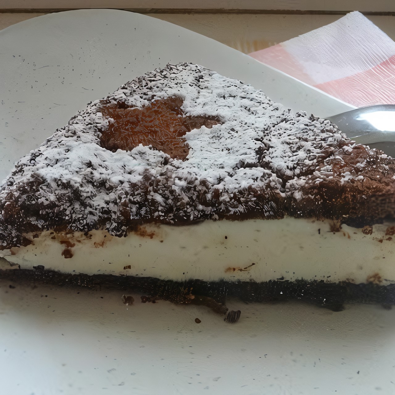 Шоколадно-творожный пирог