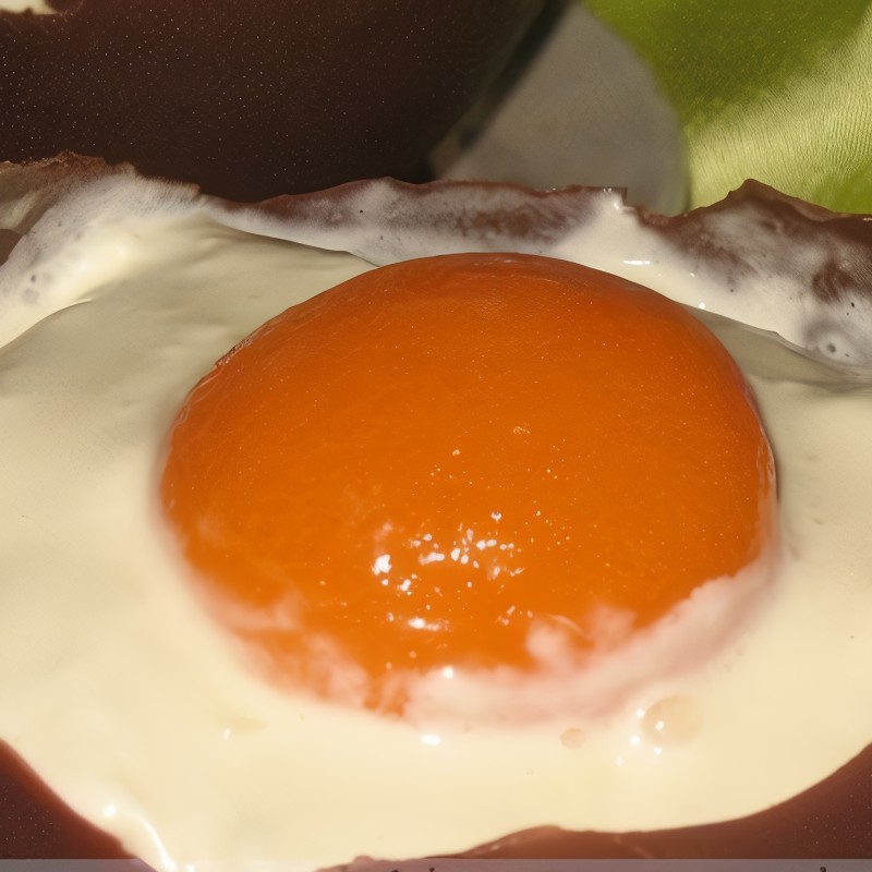 Шоколадное яйцо с мороженым