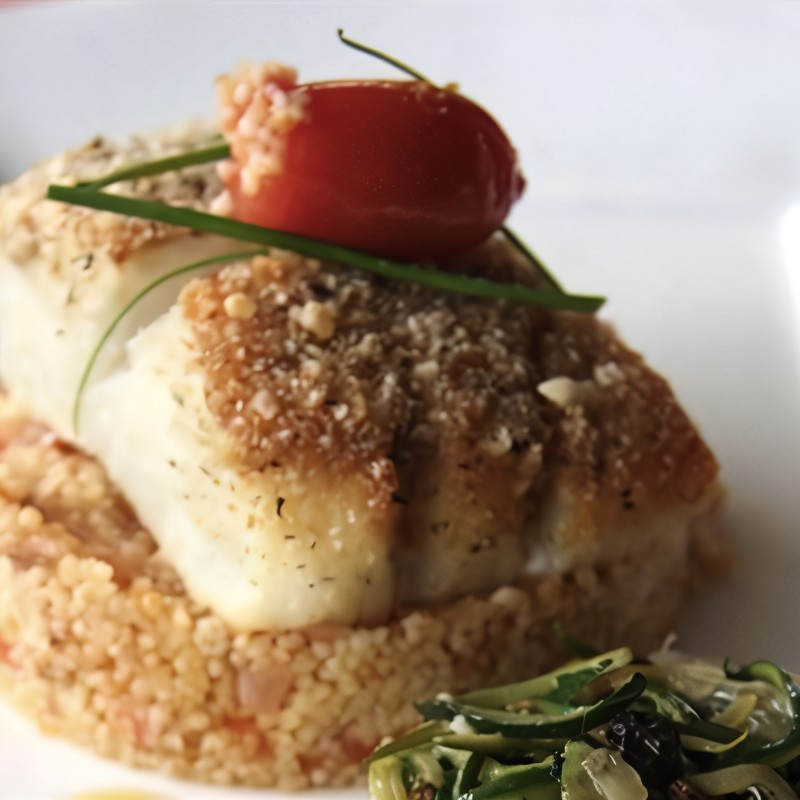 Сибас с черри