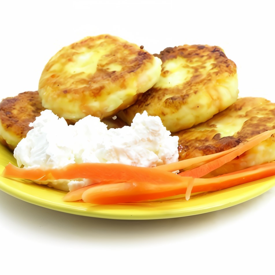 Сырники с морковью и урюком