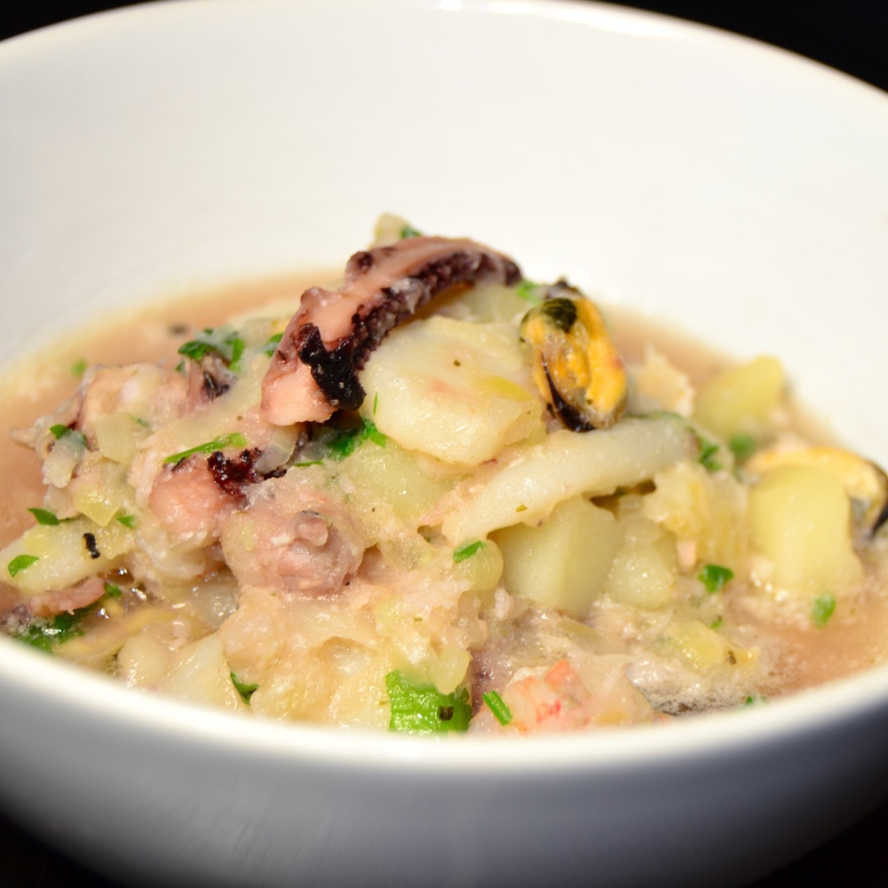 Скандинавское рагу с морепродуктами