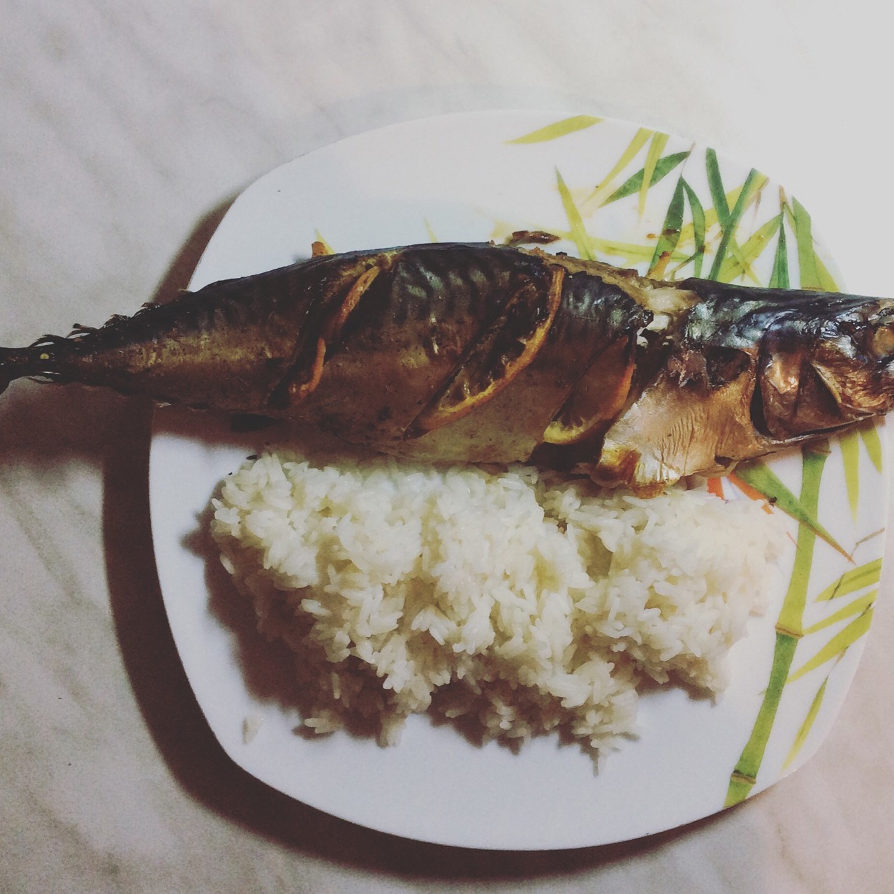 Скумбрия запеченная в рукаве