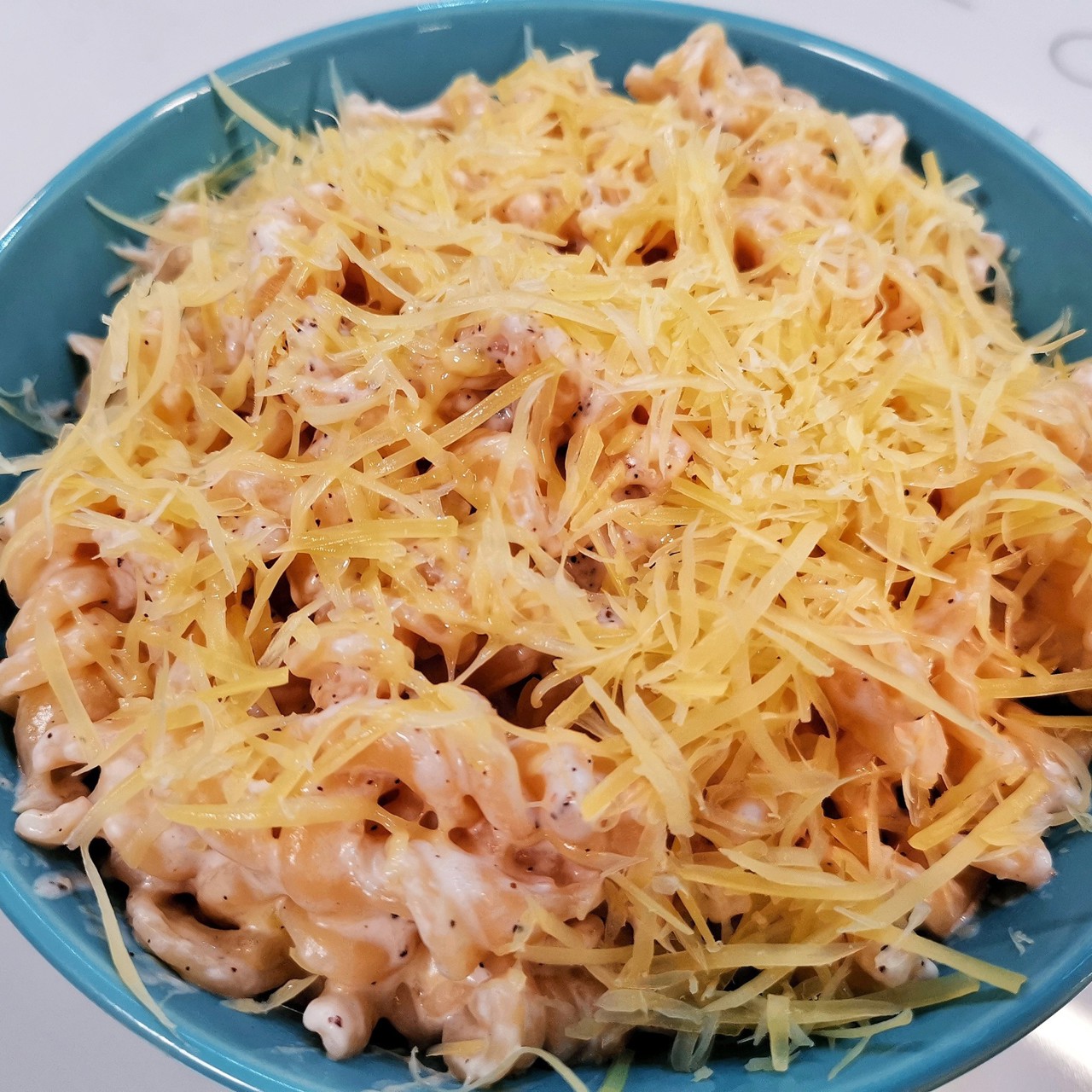 Сливочная паста фузилли с сыром