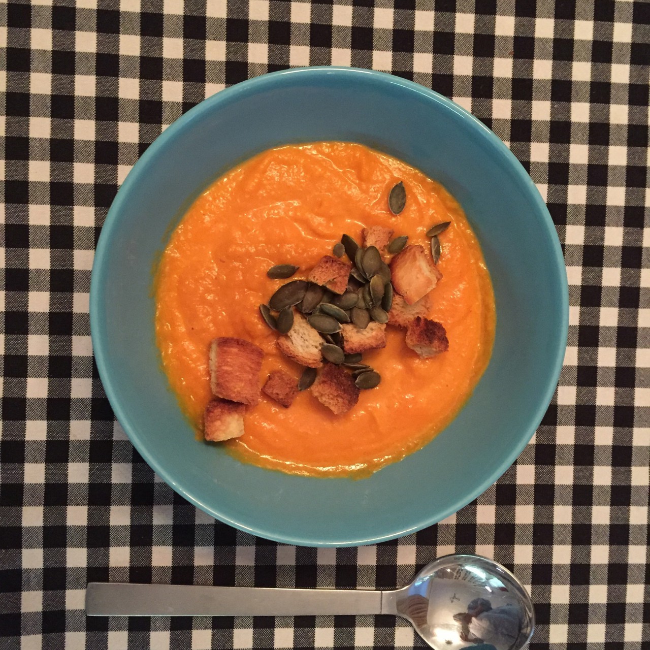 Сливочный тыквенный крем-суп