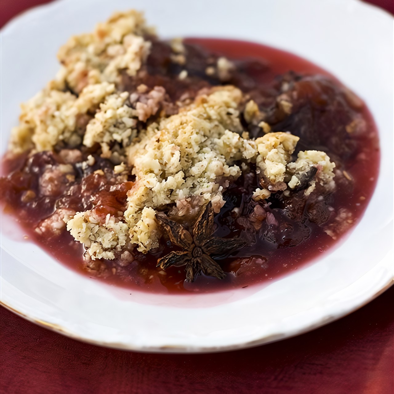 Сливовый коблер с медом