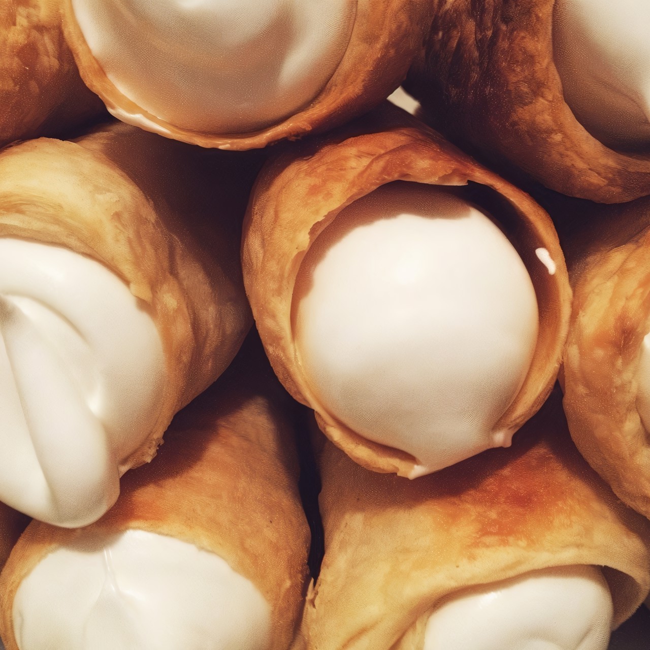 Слоеные трубочки с кремом