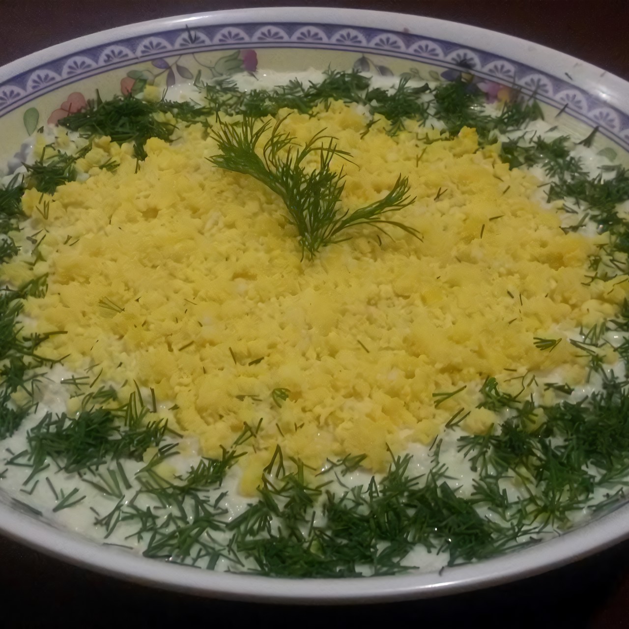 Слоеный салат «Королевский»