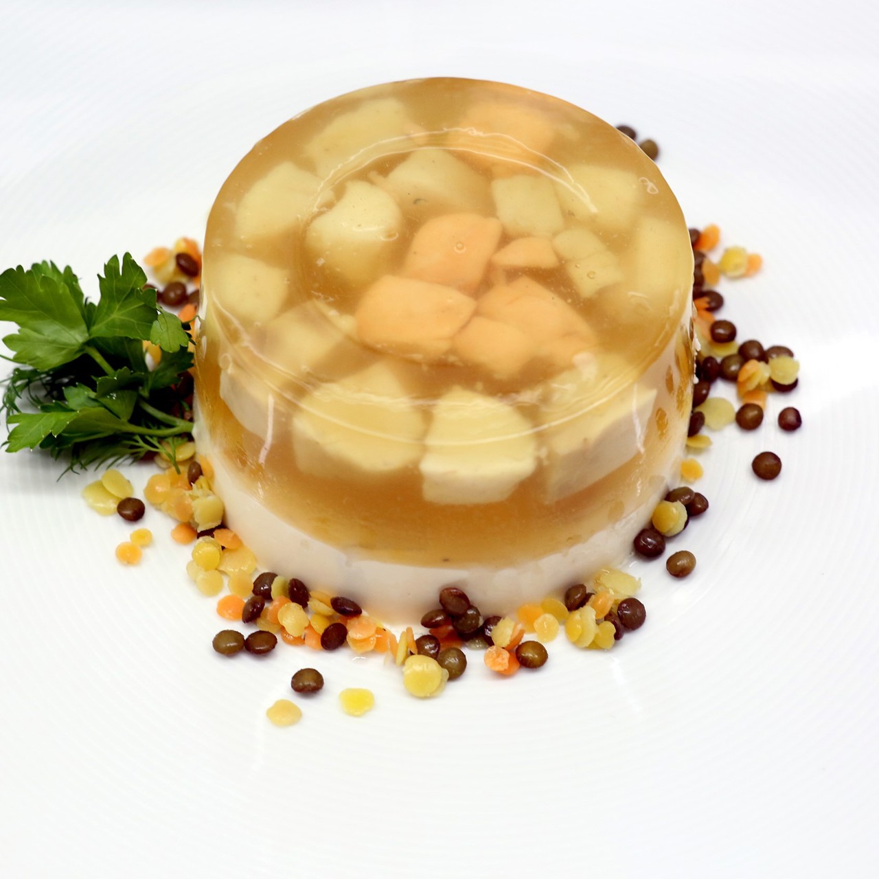 Слоеное заливное из рыбы