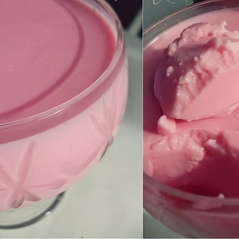 Сметанное желе с ягодами