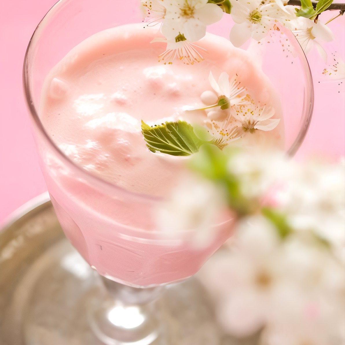 Смузи из свежих ягод с зеленым чаем