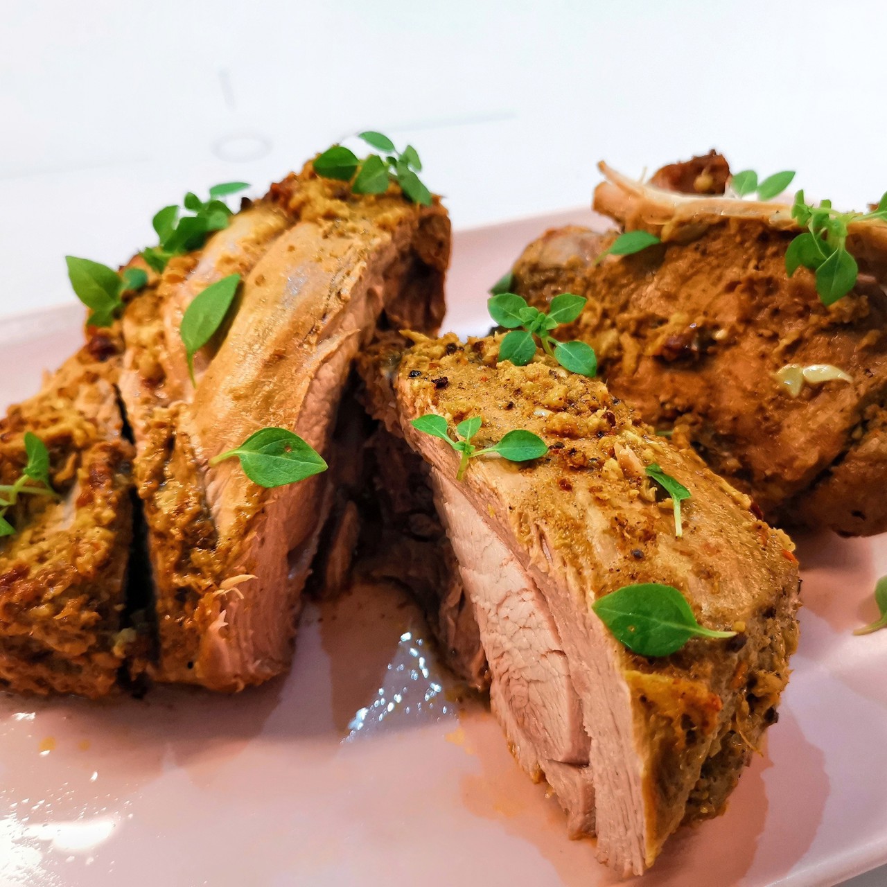 Сочное бедро индейки карри