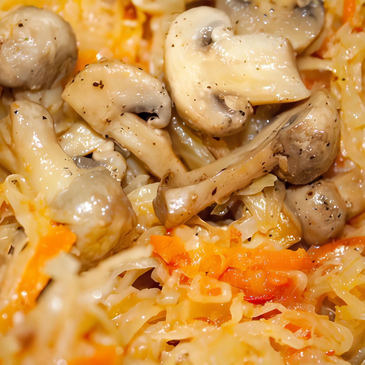 Солянка грибная с томатным пюре