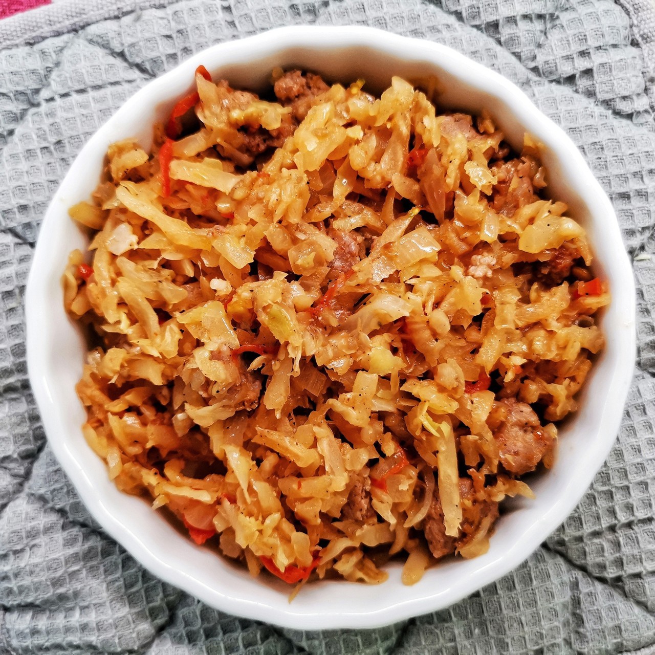 Солянка из капусты и баклажана