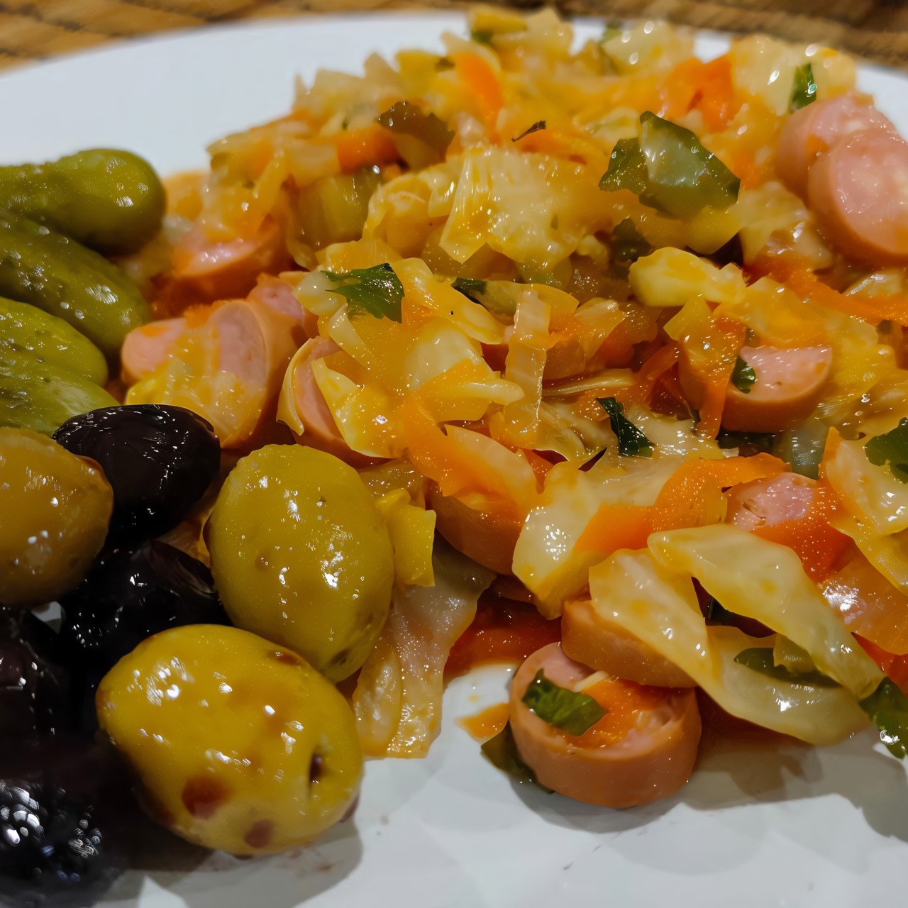 Солянка из свежей капусты