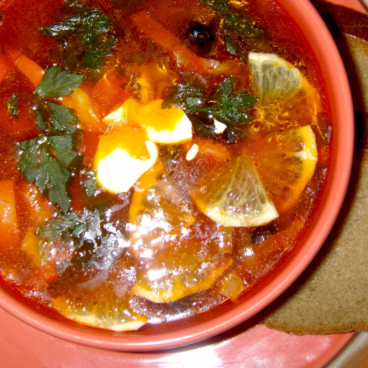 Солянка с фасолью