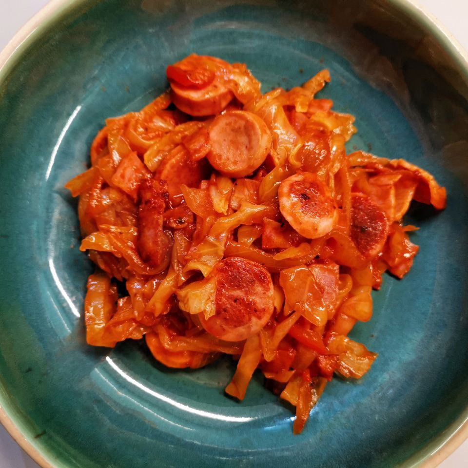 Солянка с сосисками