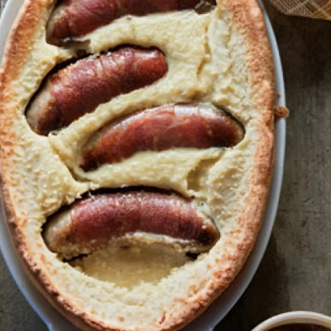 Сосиски в тесте из ветчины