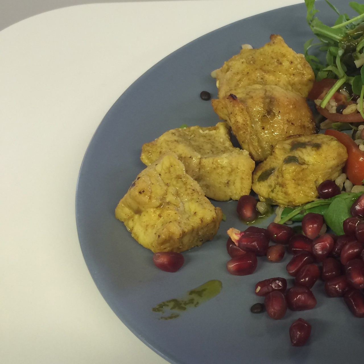 Соте из индейки с рас-эль-ханутом