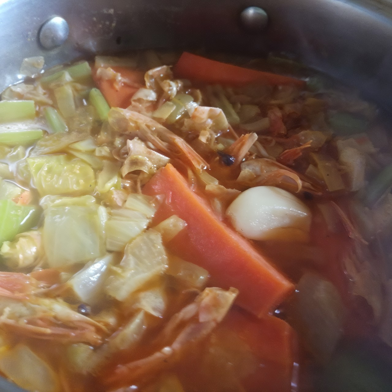 Соус биск из панцирей креветок для ризотто