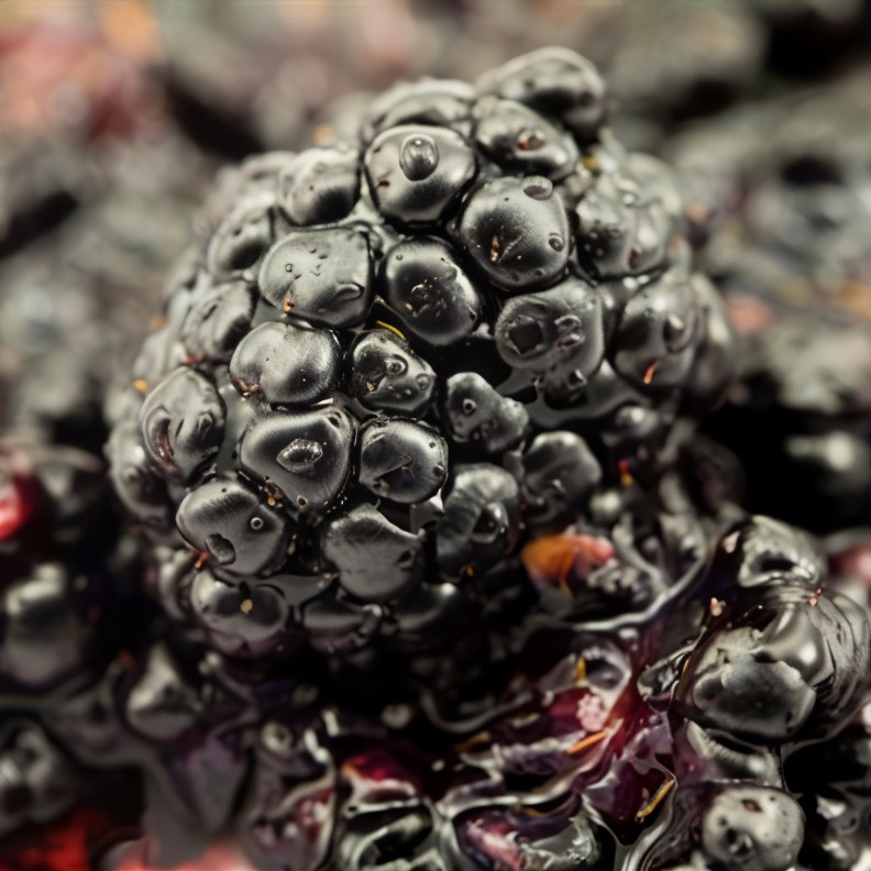 Соус из ежевики и неспелого винограда