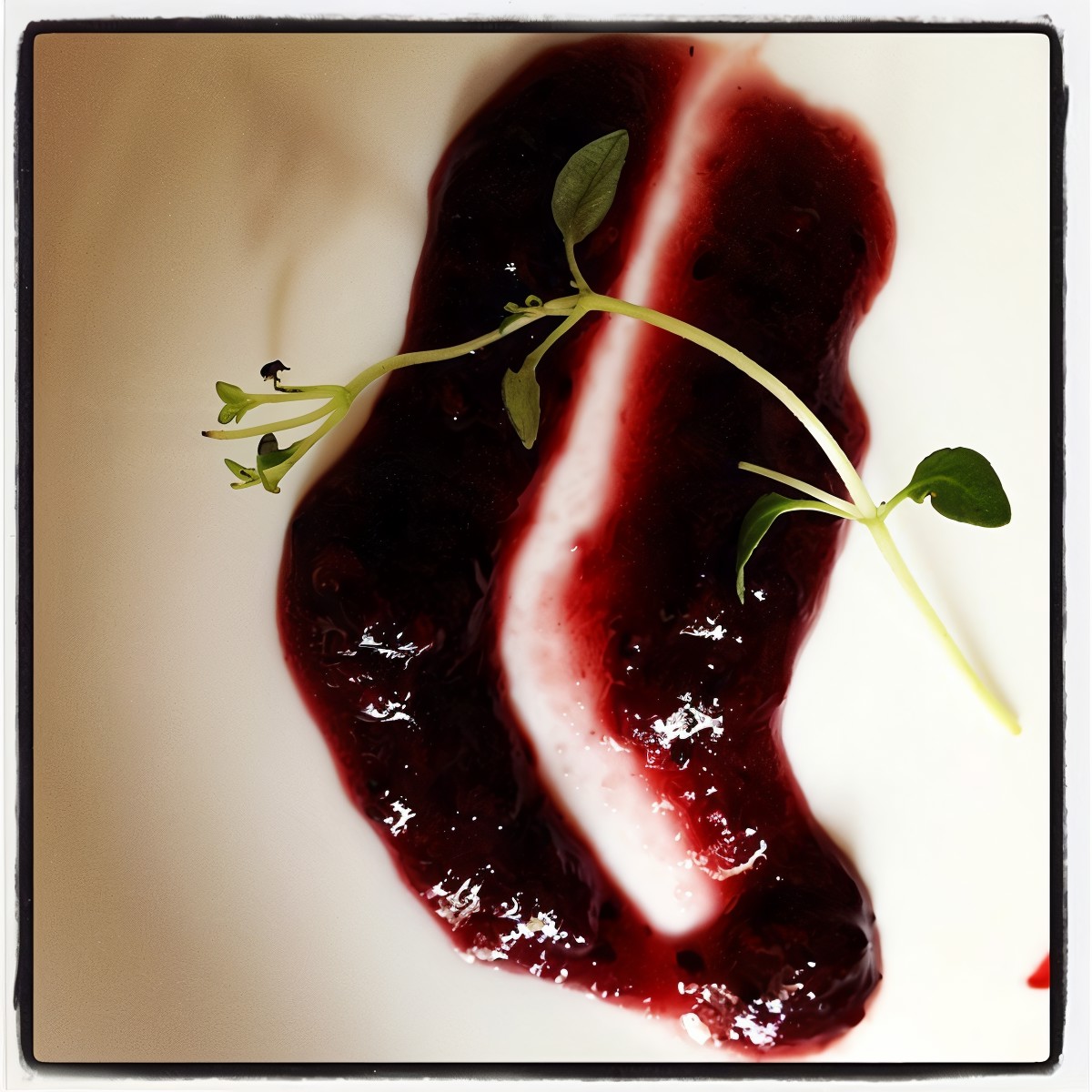 Соус из варенья с хреном