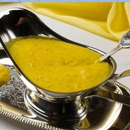 Соус велюте с шафраном и томатами к белой рыбе