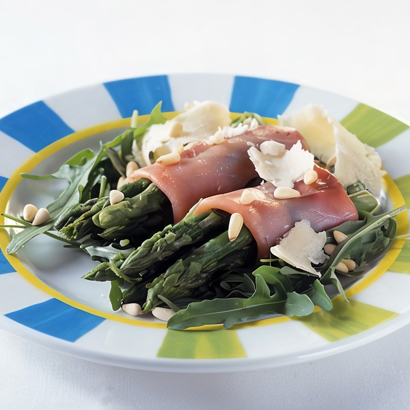 Спаржа на гриле в прошутто