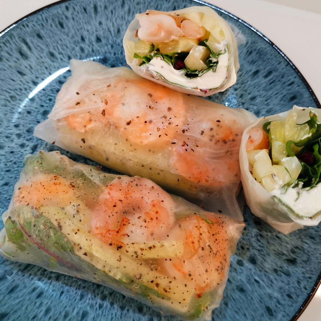 Спринг-роллы с креветками