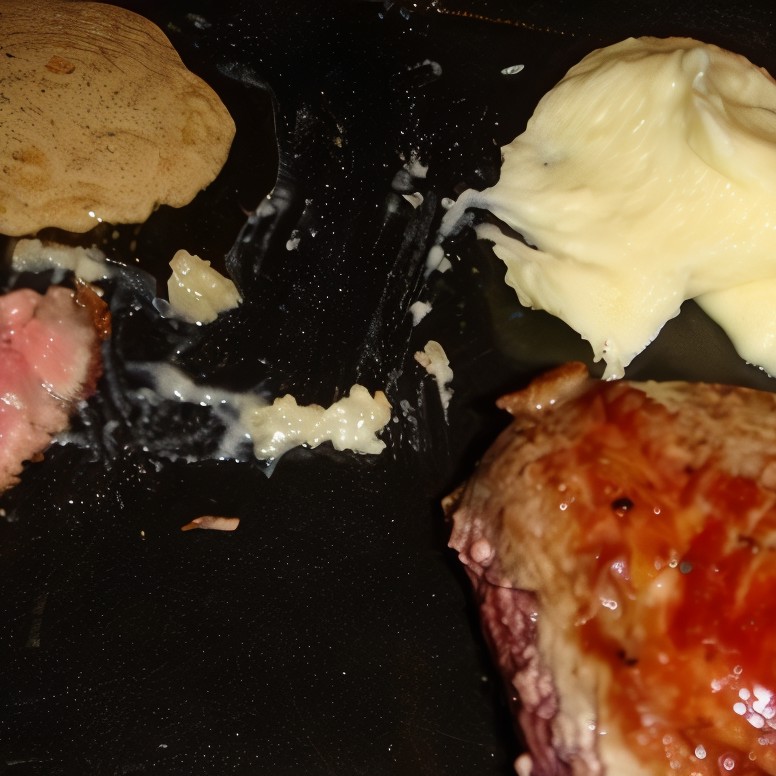 Стейки из говядины с перечным соусом и картофельным пюре