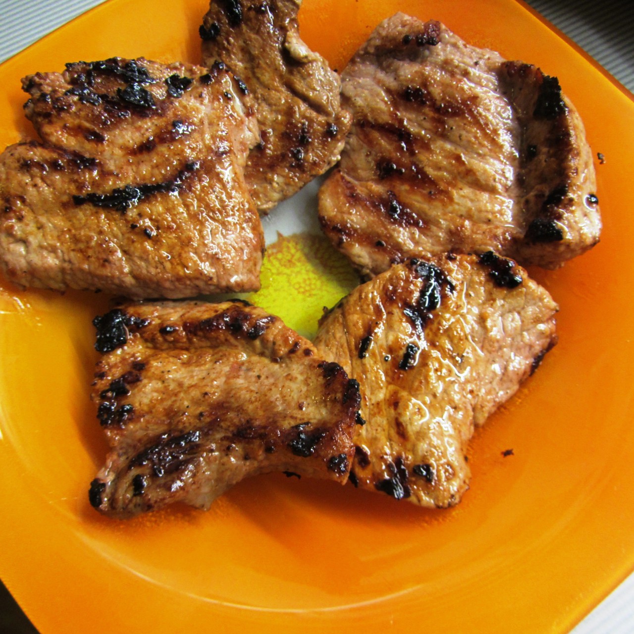 Стейк из свинной шеи