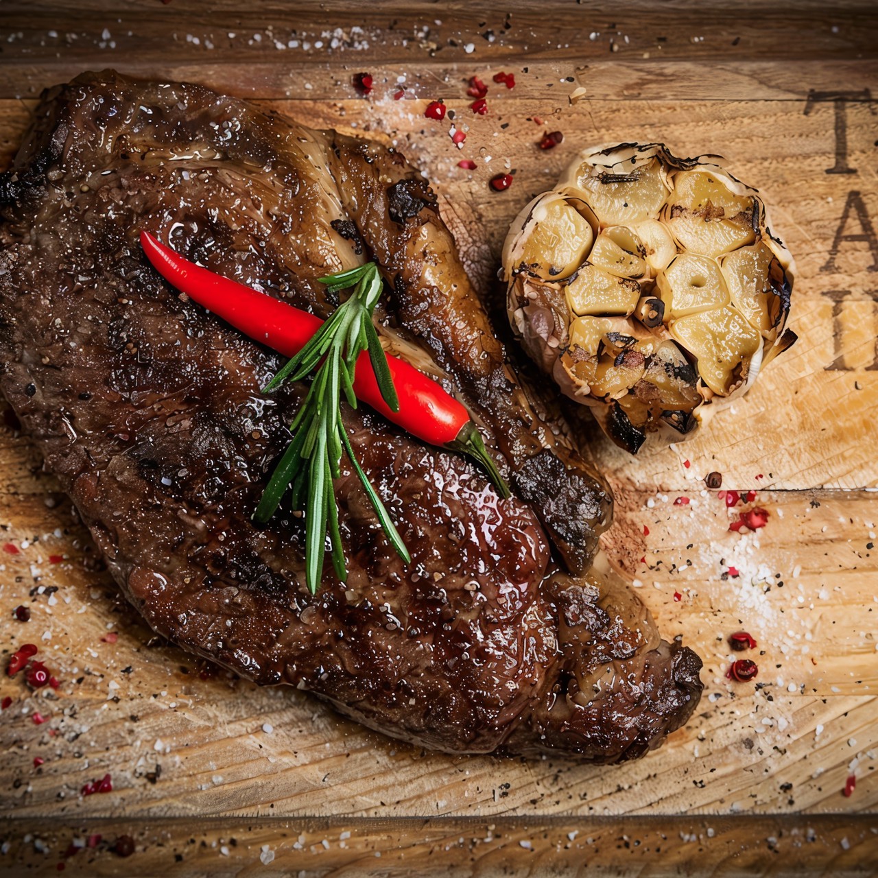 Стейк Нью-Йорк от ресторана «Тарантино»