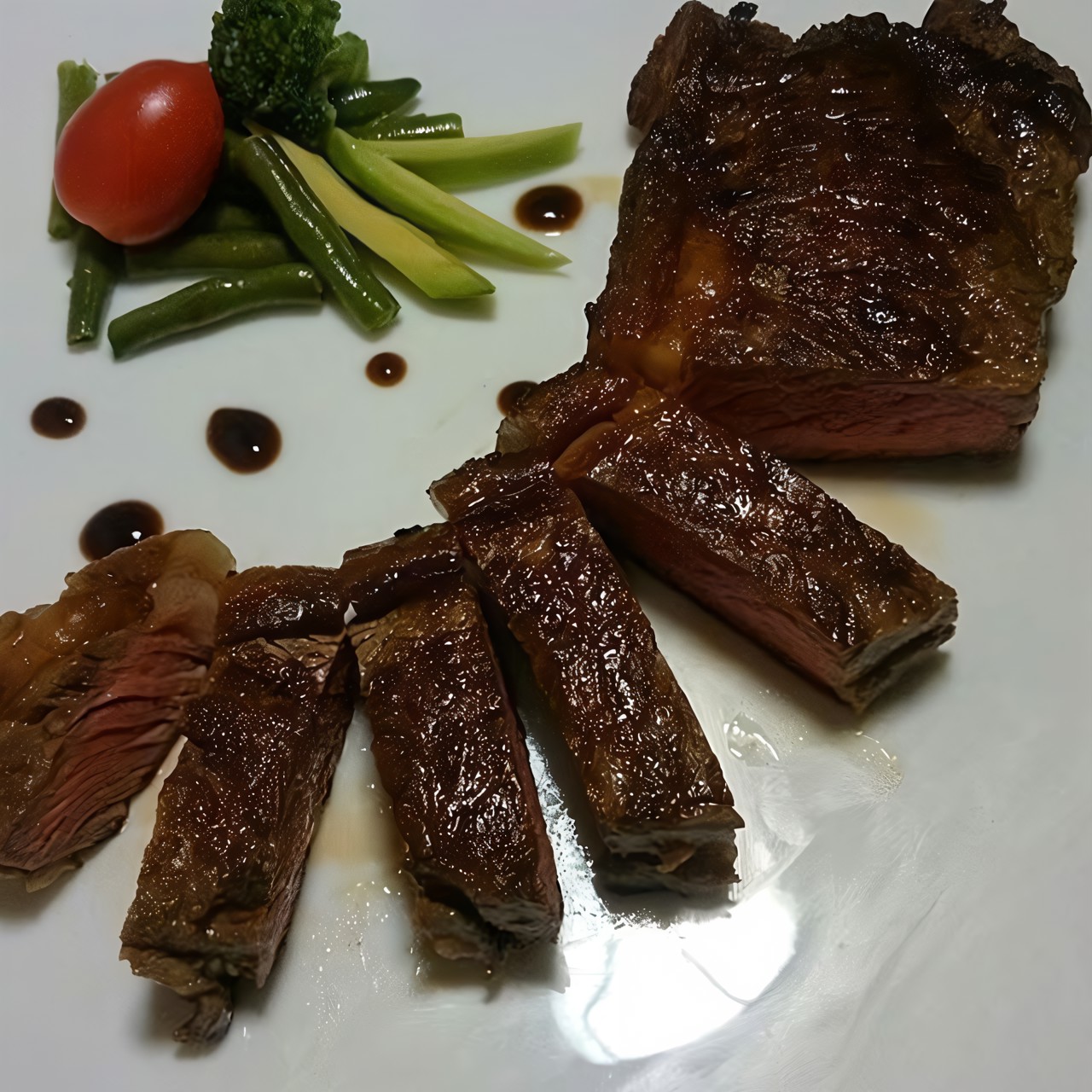 Стейк «Нью-Йорк» с тимьяном