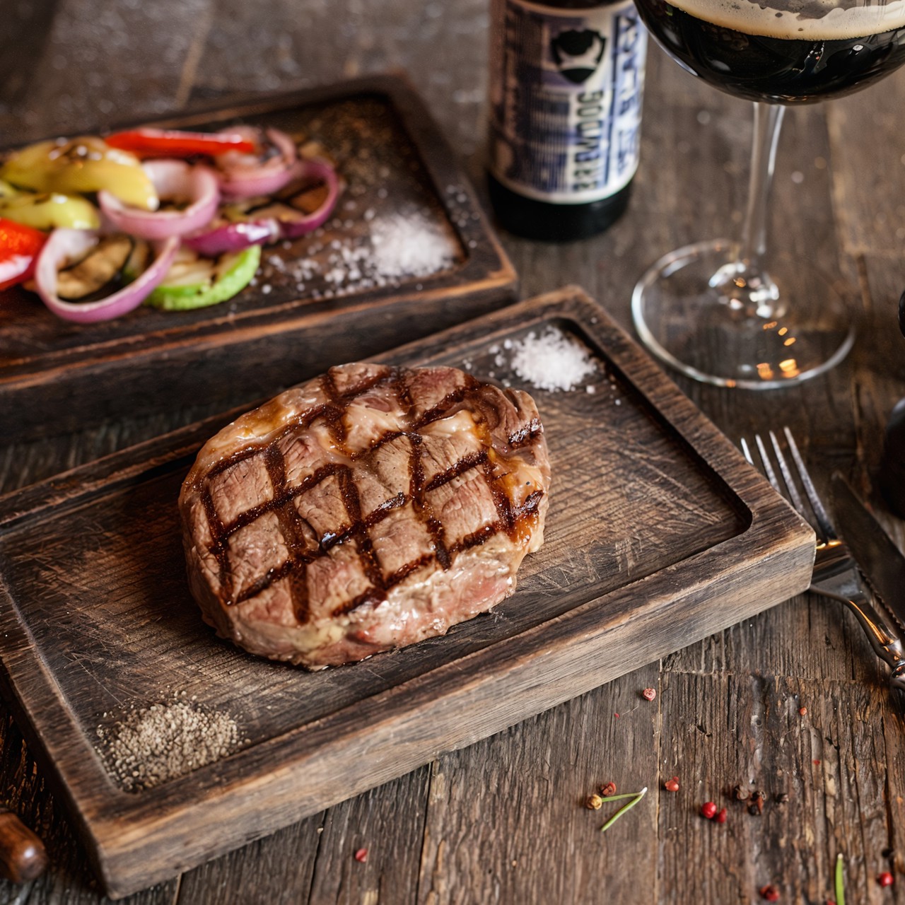 Стейк «Рибай» прожарки medium