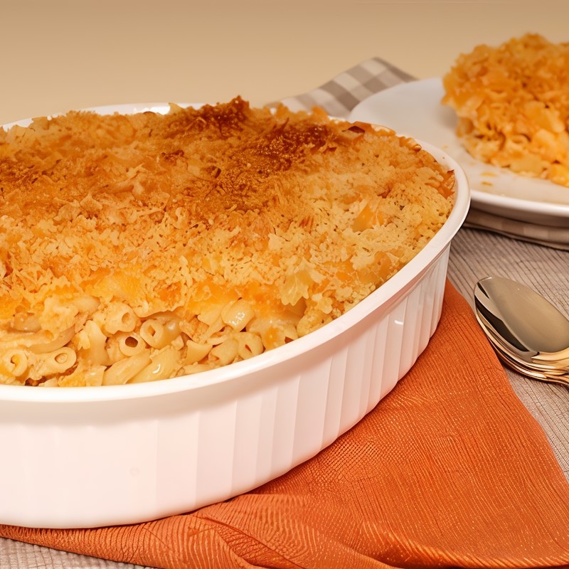 Суфле с макаронами и сыром